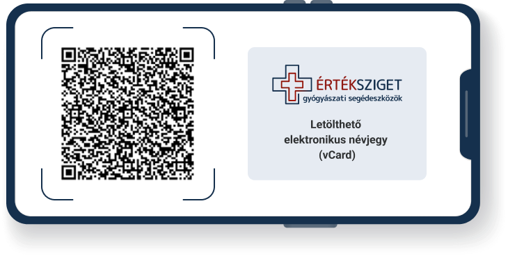 Letölthető elektronikus névjegy